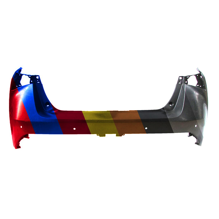 2019-2022 Toyota Prius Base/AWD Rear Upper Bumper With Sensor Holes - TO1100352-Partify-Painted-Replacement-Body-Parts