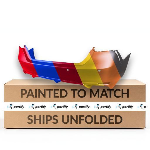 2018-2022 Toyota Camry XSE Non TRD Rear Bumper With Sensor Holes - TO1100358-Partify-Painted-Replacement-Body-Parts