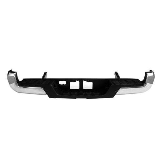 2016-2023 Toyota Tacoma Rear Bumper Assembly W/O Towing Hitch W/O Parking Assist Chrome - TO1103126-Partify-Painted-Replacement-Body-Parts