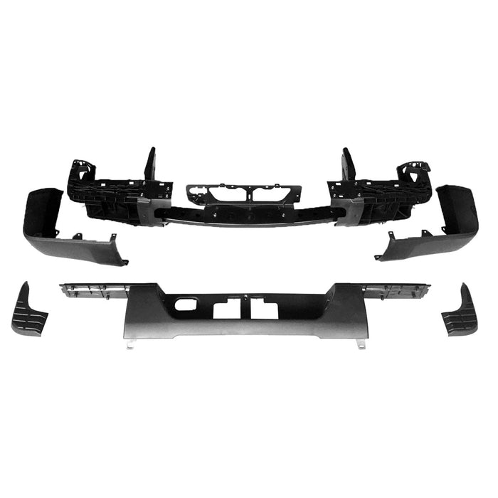 2016-2017 Toyota Tundra Rear Bumper Assembly Resin To 1-17 W/O Tow Hitch W/O Park W/O Blind Spot - TO1103131-Partify-Painted-Replacement-Body-Parts