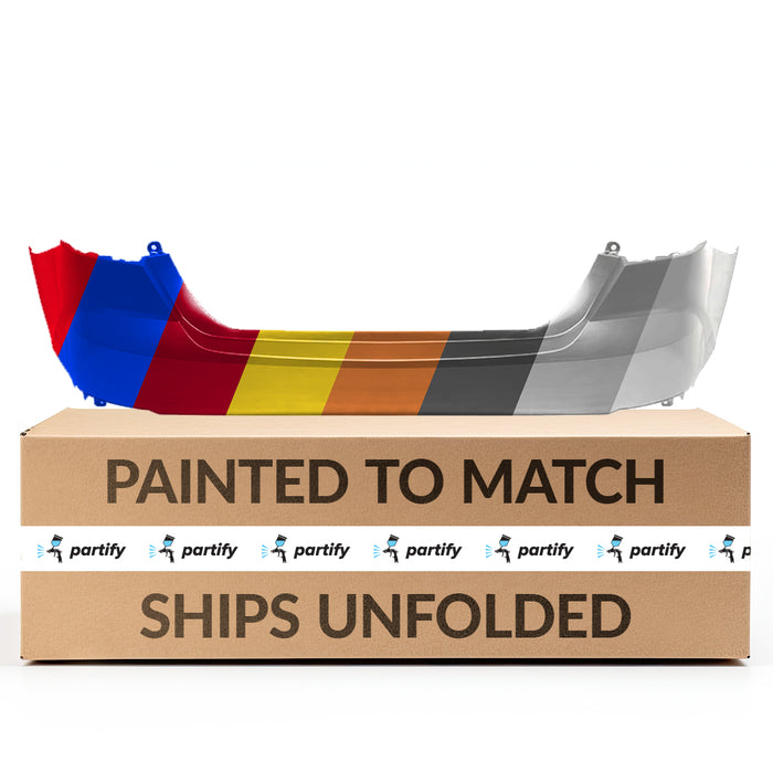 2025 Toyota Camry LE/SE/XLE/XSE Rear Upper Bumper W/O Parking Sensors - TO1114110-Partify-Painted-Replacement-Body-Parts