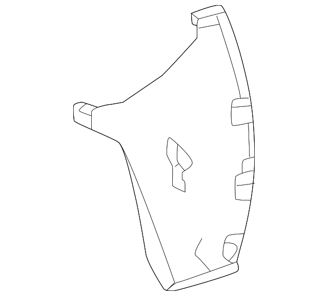 Toyota Prius/Prius Prime Seal Bumper to Body Filler Panel - TO1183133