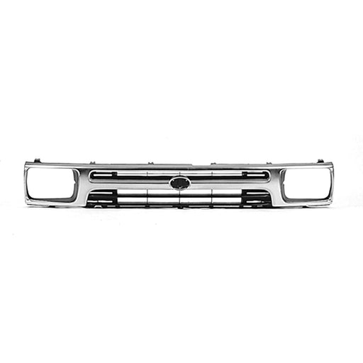 1992-1995 Toyota Pickup Grille Chrome Shell/Painted Insert Assembly - TO1200128-Partify-Painted-Replacement-Body-Parts