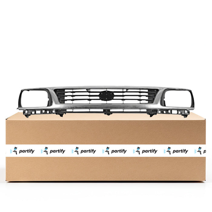 1995-1996 Toyota Tacoma CAPA Certified Grille Black Assembly RWD - TO1200193C-Partify-Painted-Replacement-Body-Parts