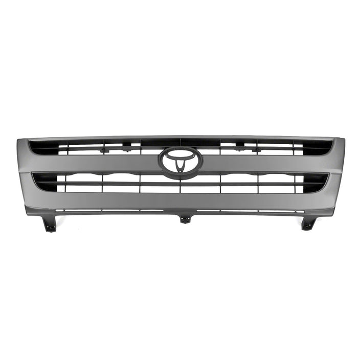 1997-2000 Toyota Tacoma Base/DLX/SR5 Grille & Silver W/O Color-Keyed Package Assembly RWD - TO1200204-Partify-Painted-Replacement-Body-Parts