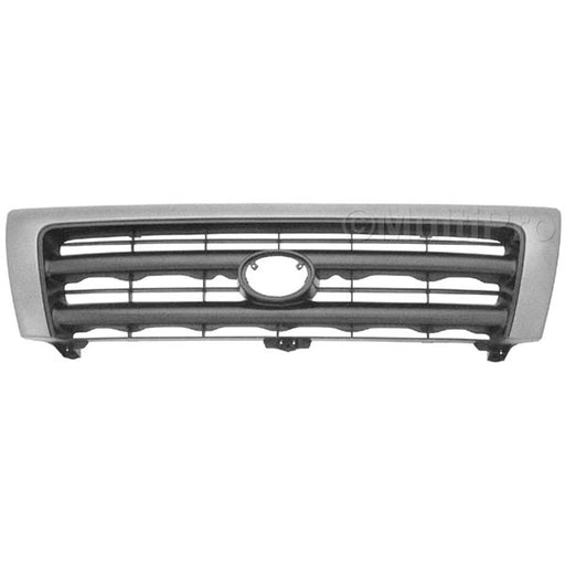 1998-2000 Toyota Tacoma Grille Silver & Argent W/O Color-Keyed Package Assembly 4WD/RWD - TO1200212-Partify-Painted-Replacement-Body-Parts