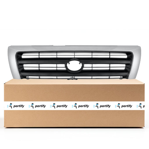 1998-2000 Toyota Tacoma Pre Runner CAPA Certified Grille Bright Assembly 4WD/RWD - TO1200213C-Partify-Painted-Replacement-Body-Parts