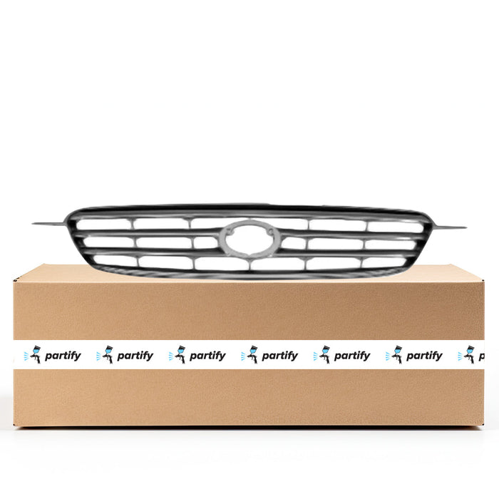 2003-2004 Toyota Corolla CAPA Certified Grille W/Bright Emblem Assembly - TO1200244C-Partify-Painted-Replacement-Body-Parts