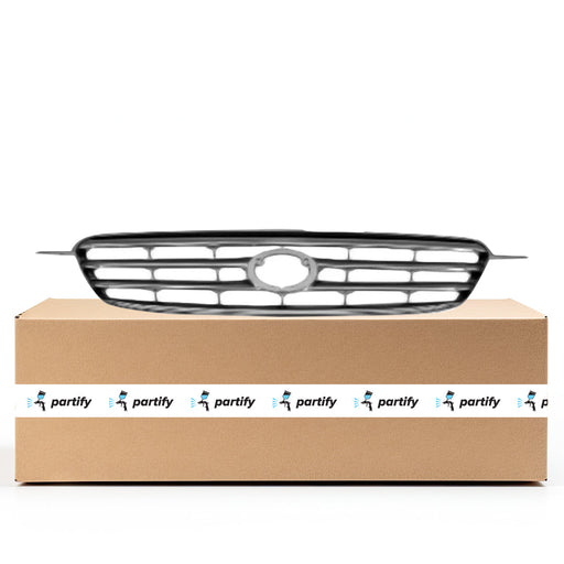 2003-2004 Toyota Corolla CAPA Certified Grille W/Bright Emblem Assembly - TO1200244C-Partify-Painted-Replacement-Body-Parts