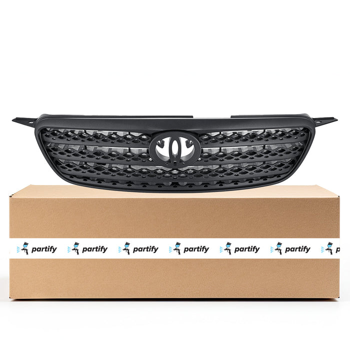 2005-2006 Toyota Corolla CAPA Certified Grille Black Code 209 Usa Built Assembly - TO1200282C-Partify-Painted-Replacement-Body-Parts