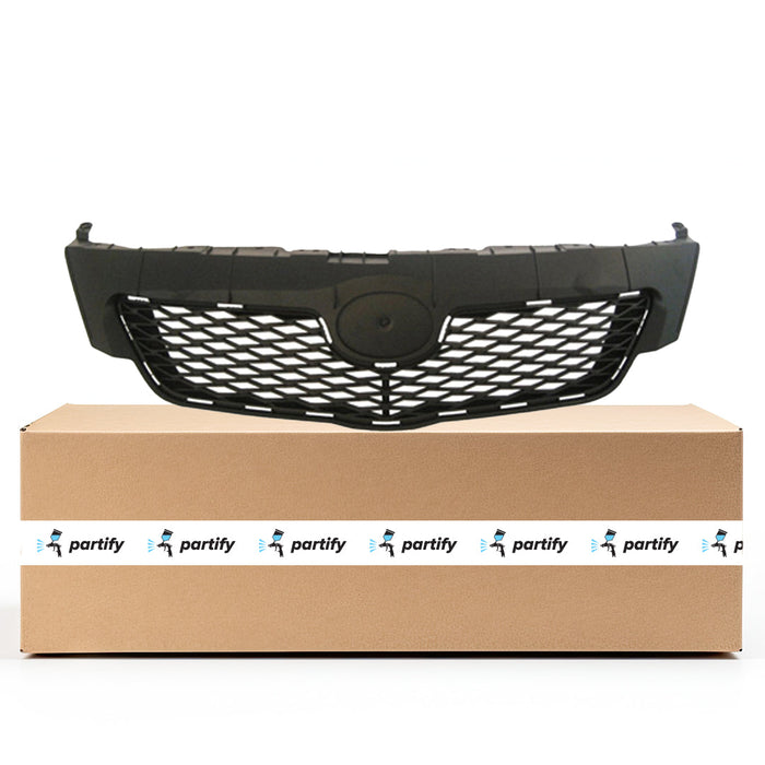 2009-2010 Toyota Corolla CAPA Certified Grille Japan Built Painted Black Assembly - TO1200312C-Partify-Painted-Replacement-Body-Parts