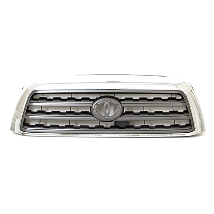 2008-2017 Toyota Sequoia SR5/SR5 Premium Grille W/O Sport Pkg Chrome/Gray Assembly - TO1200331-Partify-Painted-Replacement-Body-Parts
