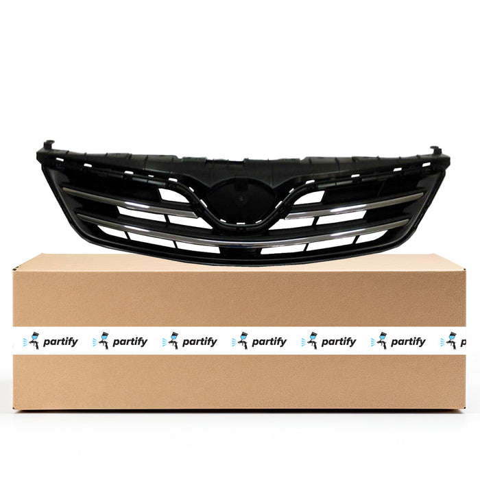 2013 Toyota Corolla LE CAPA Certified Grille North America Built Assembly Assembly - TO1200362C-Partify-Painted-Replacement-Body-Parts