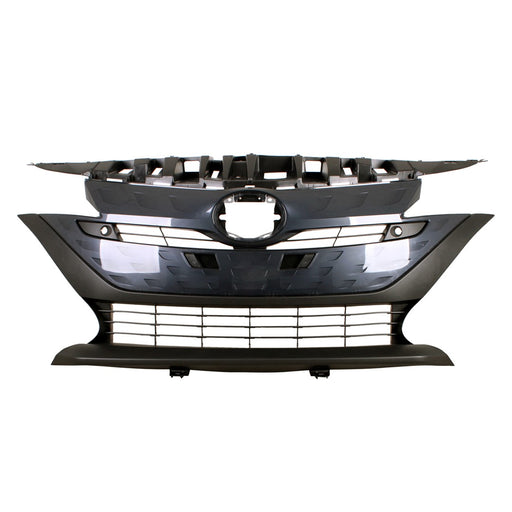 2017-2020 Toyota Prius Prime Grille W/Parking Sensors Assembly - TO1200435-Partify-Painted-Replacement-Body-Parts