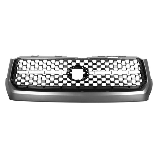 2018-2020 Toyota Tundra Grille Std Type W/O Chrome Surround Matte Assembly - TO1200451-Partify-Painted-Replacement-Body-Parts