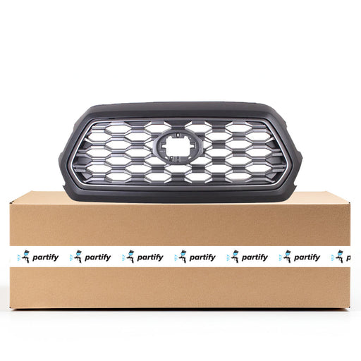 2020-2023 Toyota Tacoma TRD Off-Road/TRD Pro/TRD Sport CAPA Certified Grille Assembly - TO1200473C-Partify-Painted-Replacement-Body-Parts