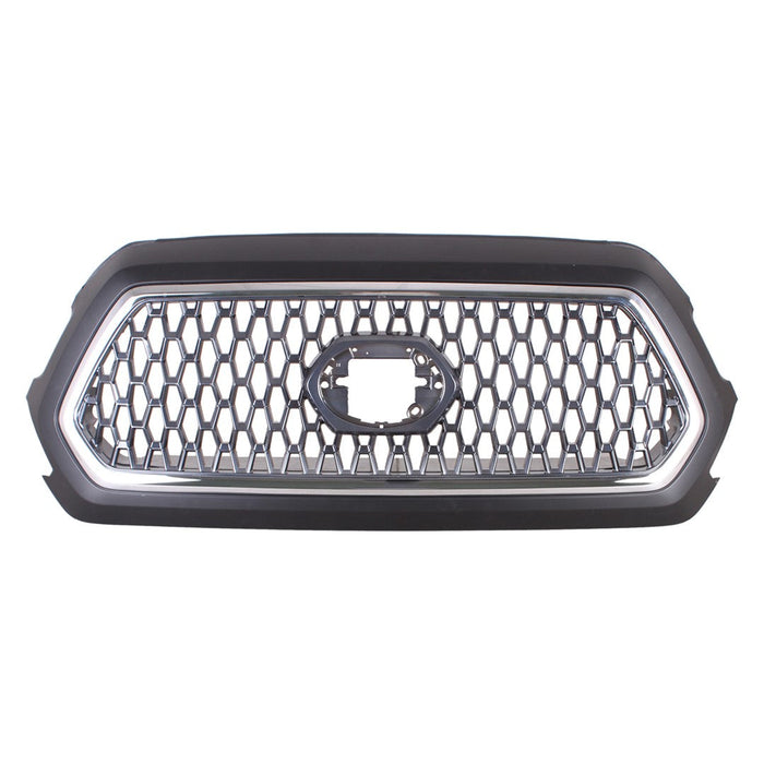 2018-2019 CAPA Certified Toyota Tacoma TRD Off-Road/TRD Sport Grille W/O Trail Edition Emblem Grille Type Assembly - TO1200476C-Partify-Painted-Replacement-Body-Parts