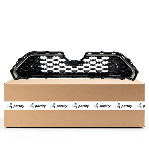 2021-2023 Toyota RAV4 Prime CAPA Certified Grille W/O Front View Camera W/Parking Sensors Assembly - TO1200484C-Partify-Painted-Replacement-Body-Parts