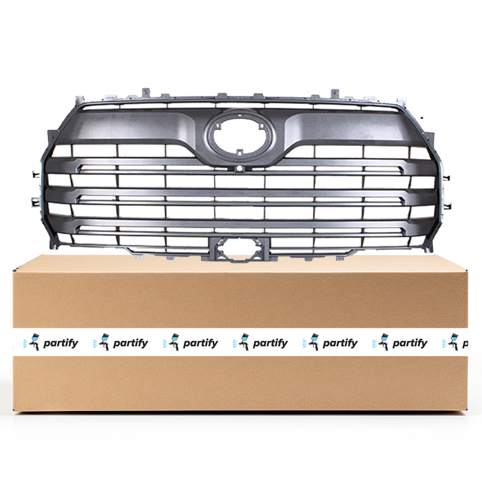 2022-2024 Toyota Tundra Limited/Limited TRD Off-Road CAPA Certified Grille W/O Trd Off-Road Pkg W/Front View Camera W/O Nightshade Edition Assembly - TO1200492C-Partify-Painted-Replacement-Body-Parts