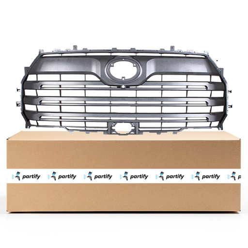 2022-2024 Toyota Tundra Limited/Limited TRD Off-Road CAPA Certified Grille W/O Trd Off-Road Pkg W/Front View Camera W/O Nightshade Edition Assembly - TO1200492C-Partify-Painted-Replacement-Body-Parts
