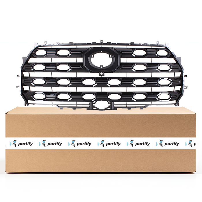 2022-2024 Toyota Tundra Platinum CAPA Certified Grille W/O 1794 Edition Pkg Assembly - TO1200493C-Partify-Painted-Replacement-Body-Parts