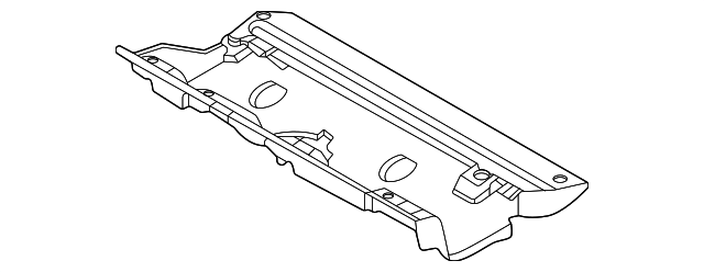 Toyota 4Runner Panel Molding Upper Rad Cover - TO1224147