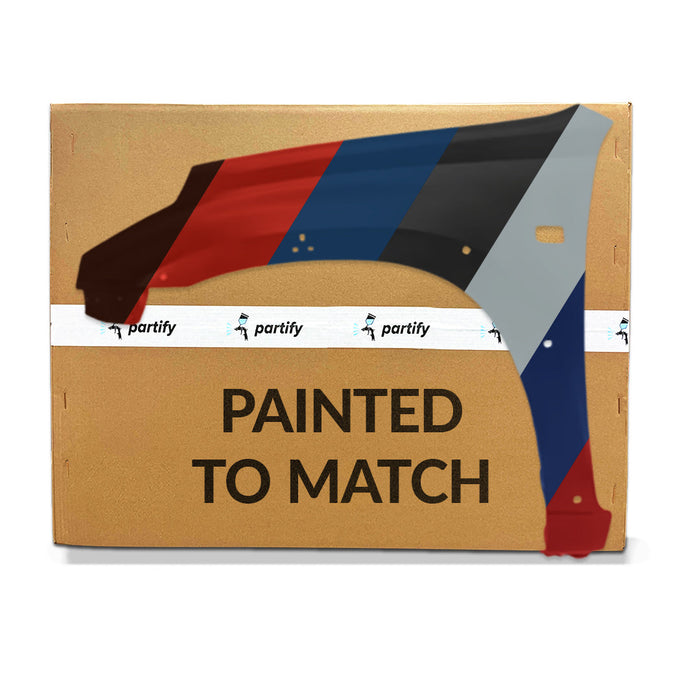 2001-2003 Toyota RAV4 Front CAPA Certified Driver Side Fender W/O Wheel Opening Flares W/Side Repeater Lamps Non-Imported Model - TO1240192C-Partify-Painted-Replacement-Body-Parts