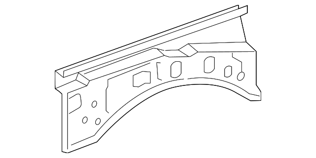 Toyota Tacoma Fender Apron 4 Cyl 2.7L - TO1247108