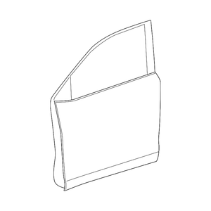 Coque de porte côté passager avant image