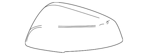 Toyota Sienna Door Mirror Cover Without Signal Lamp - TO1326130