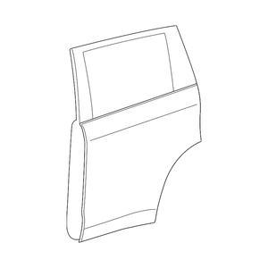 Coque de porte arrière côté passager image