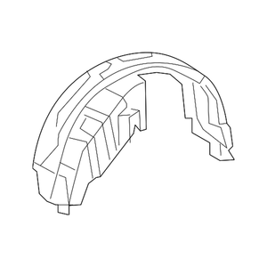 Rear Driver Side Fender Liner image