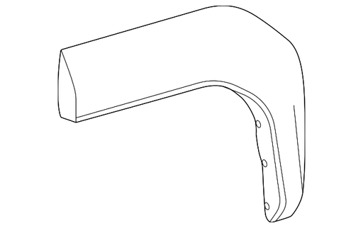Toyota 4Runner Wheel Arch Molding TRD Pro On Quarter - TO1791145