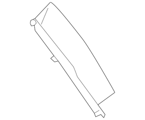 Rear Passenger Side Wheel Arch Molding image