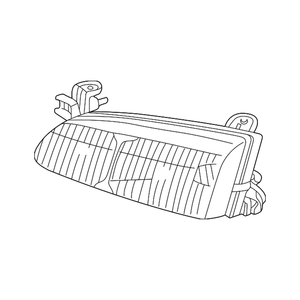 Driver Side Headlight Lens Housing image