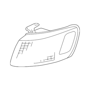 Front Driver Side Turn Signal Light Lens / Housing image