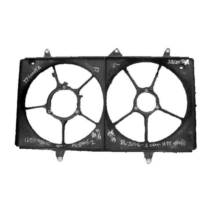 1998-2002 Toyota Corolla Engine Cooling Fan Shroud - TO3110106-Partify-Painted-Replacement-Body-Parts