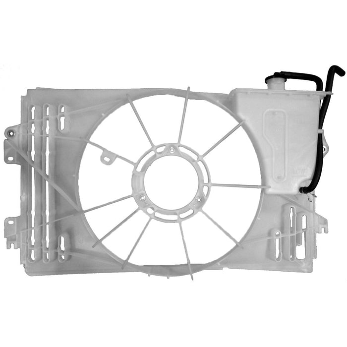 2003-2008 Toyota Corolla Engine Cooling Fan Shroud Includes Reservoir - TO3110134-Partify-Painted-Replacement-Body-Parts