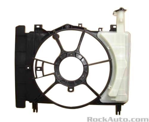 2007-2012 Toyota Yaris Engine Cooling Fan Shroud Single - TO3110149-Partify-Painted-Replacement-Body-Parts