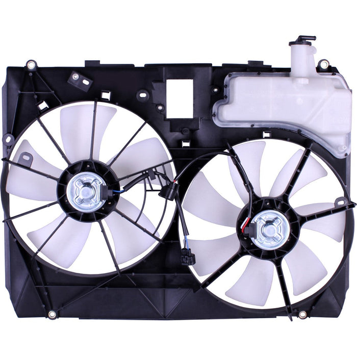 2004 Toyota Sienna Engine Cooling Fan Assembly Includes Motors/Blades/Shroud W/Towing Package - TO3115134-Partify-Painted-Replacement-Body-Parts