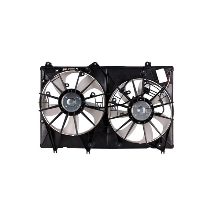 2008-2010 Toyota Highlander Base/Base Premium/Limited/SE/Sport/Sport Premium Engine Cooling Fan Assembly Japan Built W/Towing Pkg Motor/Blade/Shroud Assembly 3.5L V6 - TO3115154-Partify-Painted-Replacement-Body-Parts