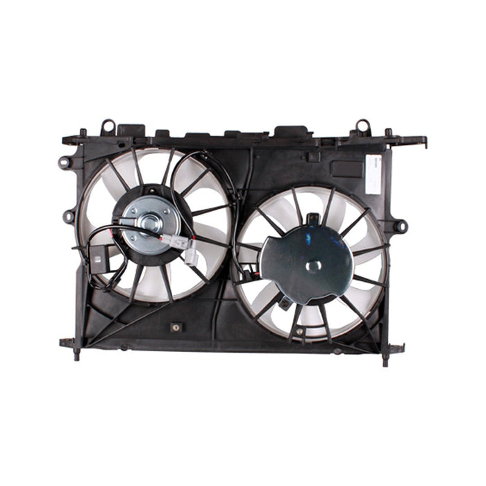 2009-2013 Toyota Corolla/Matrix Engine Cooling Fan Assembly Motor/Blade/Shroud Dual Fan Assembly 2.4L L4 - TO3115157-Partify-Painted-Replacement-Body-Parts