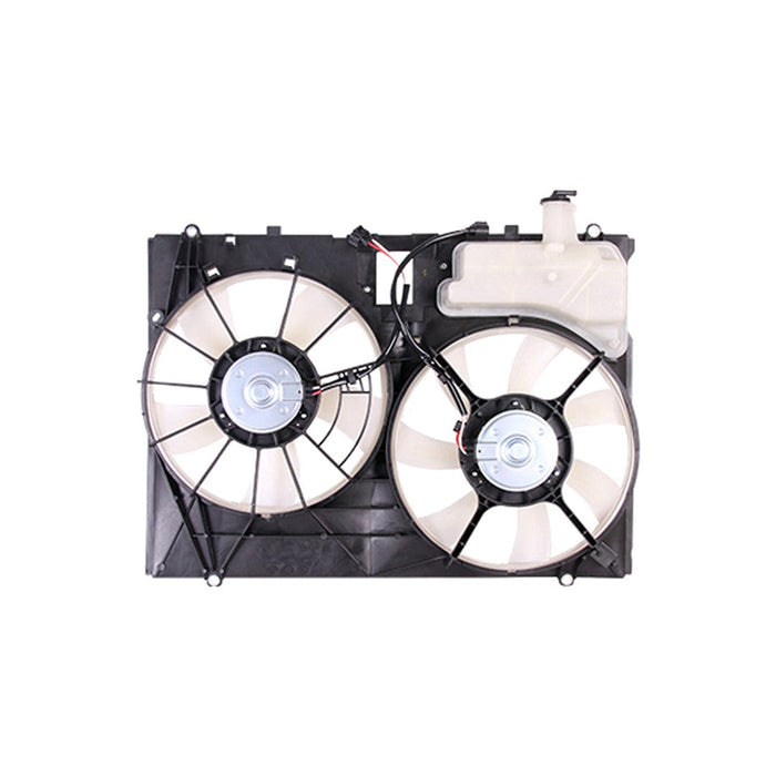 2007-2010 Toyota Sienna Engine Cooling Fan Assembly Motor/Blade/Shroud Dual Fan Assembly 3.5L V6 - TO3115158-Partify-Painted-Replacement-Body-Parts