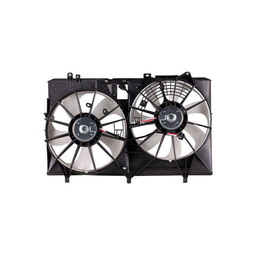2010-2016 Lexus RX350/Toyota Sienna Engine Cooling Fan Assembly Canada Built W/Towing Pkg Motor/Blade/Shroud Dual Fan Assembly 3.5L V6 - TO3115168-Partify-Painted-Replacement-Body-Parts