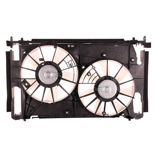 2009-2012 Toyota RAV4 Engine Cooling Fan Assembly North America Built Motor/Blade/Shroud Assembly 2.5L L4 - TO3115175-Partify-Painted-Replacement-Body-Parts