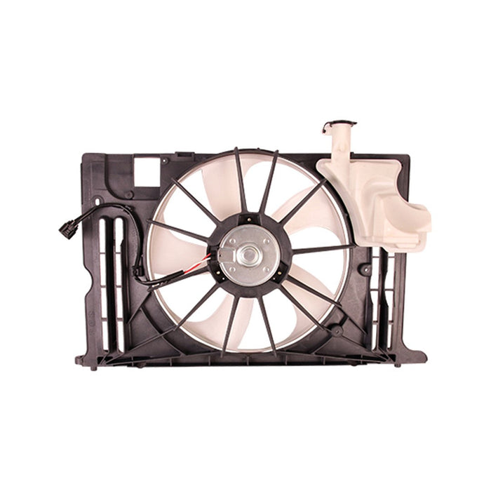 2014-2019 Toyota Corolla Engine Cooling Fan Assembly Motor/Blade/Shroud/Reservoir Cap Assy - TO3115181-Partify-Painted-Replacement-Body-Parts