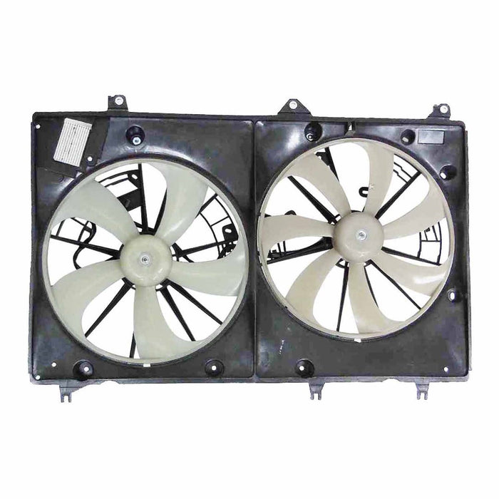 2008-2010 Toyota Highlander Base/Base Premium/Limited/SE/Sport/Sport Premium Engine Cooling Fan Assembly Japan Built W/O Tow Pkg Motor/Blade/Shroud/Module Assembly 3.5L V6 - TO3115185-Partify-Painted-Replacement-Body-Parts