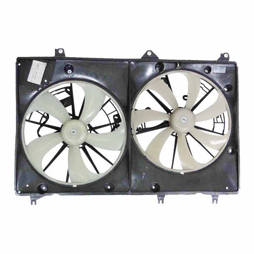 2008-2010 Toyota Highlander Base/Base Premium/Limited/SE/Sport/Sport Premium Engine Cooling Fan Assembly Japan Built W/O Tow Pkg Motor/Blade/Shroud/Module Assembly 3.5L V6 - TO3115185-Partify-Painted-Replacement-Body-Parts