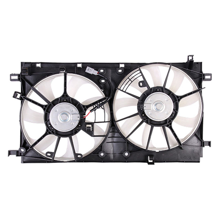 2016-2022 Toyota Corolla/Prius Hybrid/Hybrid LE Engine Cooling Fan Assembly Motor/Blade/Shroud Dual Fan Assembly - TO3115191-Partify-Painted-Replacement-Body-Parts