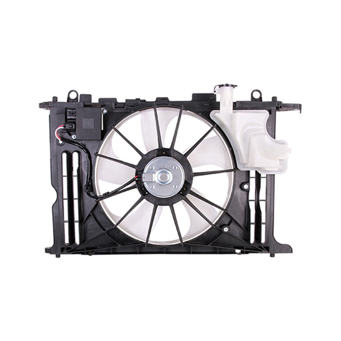 2014-2019 Toyota Corolla Engine CAPA Certified Cooling Fan Assembly Motor/Blade/Shroud/Reservoir Cap/Module Assy - TO3115192C-Partify-Painted-Replacement-Body-Parts
